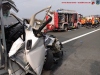 VU mehrere LKW, mehrere eingeklemmte Personen, A3 Richtung Würzburg, 09.04.2019